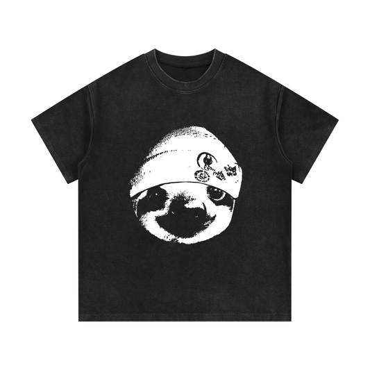 Sloth Waffle Knit T-Shirt